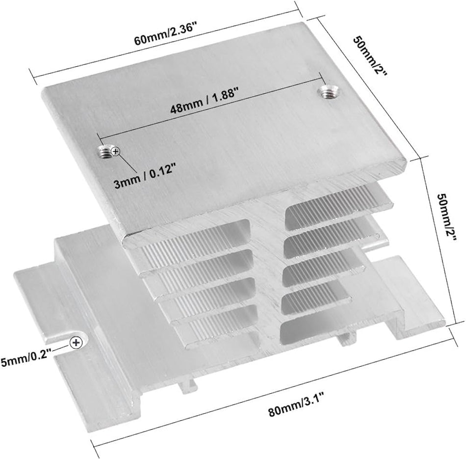 Solid State Relay Aluminum Heat Sink