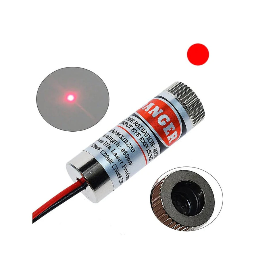 SYD1230 Red Laser Dot Line Module 12mm