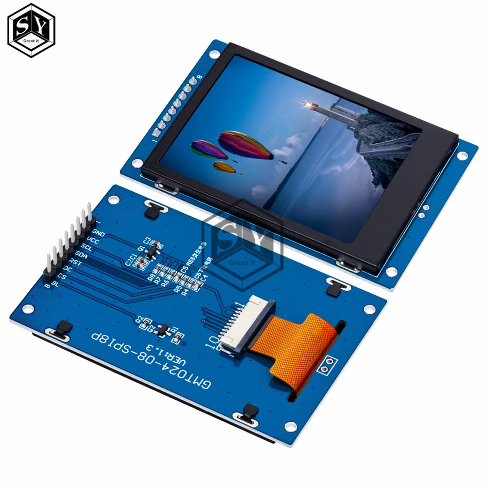 2.4″ inch 240*320 SPI TFT LCD Module Display Screen with ST7789 Driver