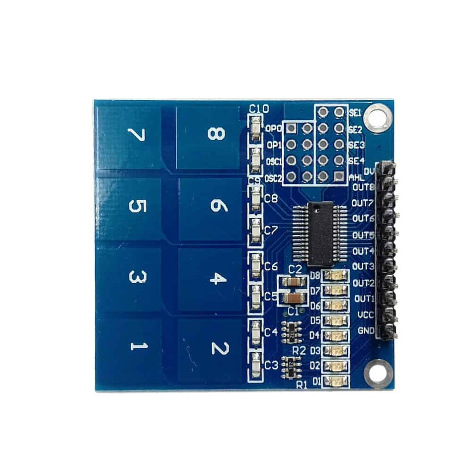 TTP226 8-way Keypad Capacitive Touch Switch