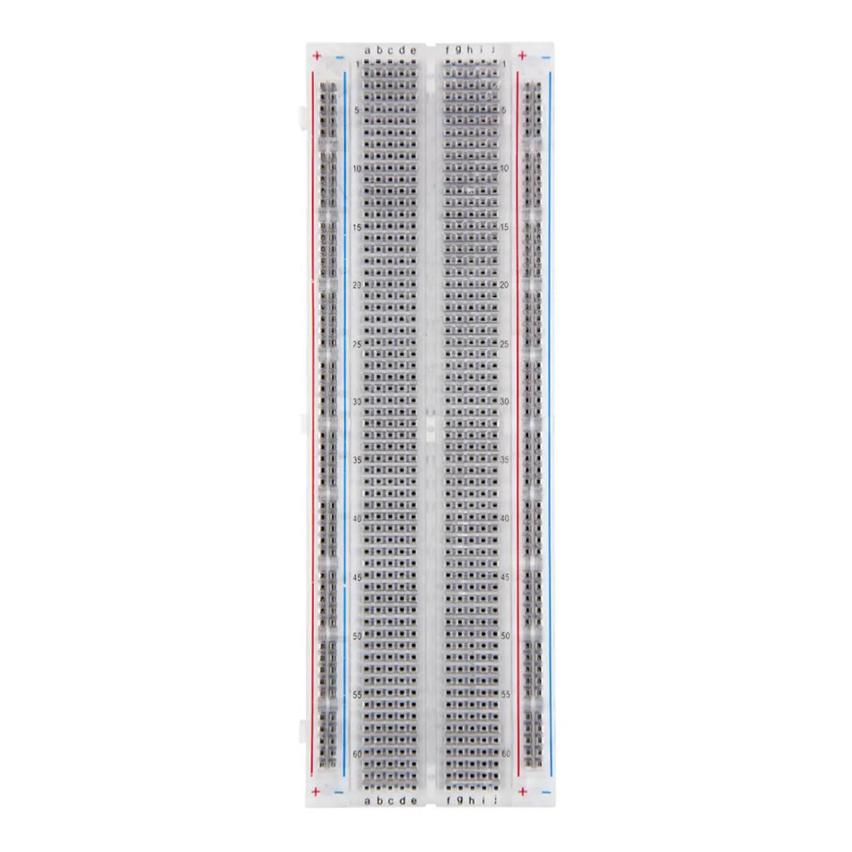 Standard 830 Point Transparent Breadboard