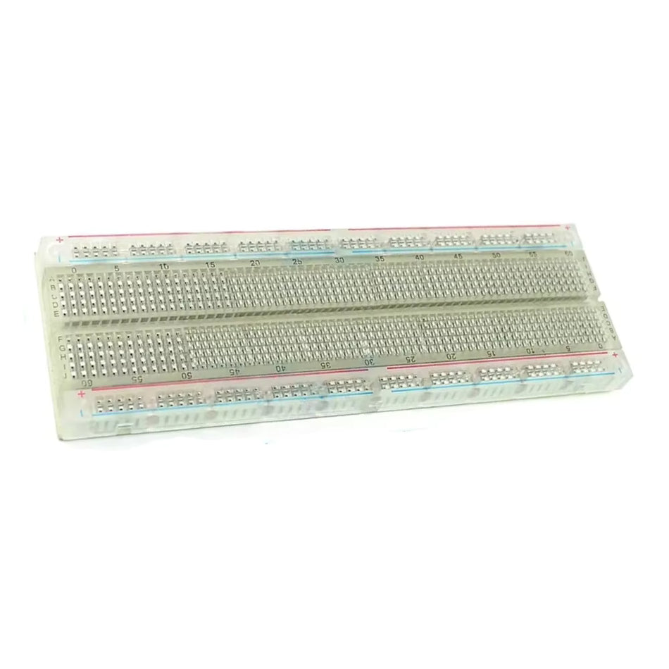 Standard 830 Point Transparent Breadboard