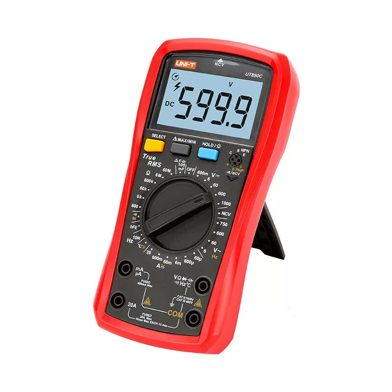 UNI-T UT890C True RMS Digital Multimeter (6000 Counts with Temperature)