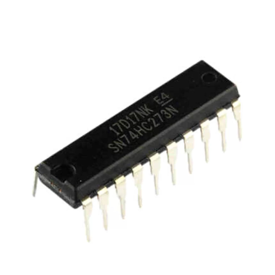 74HC273 Octal D-Type Flip-Flop with Reset IC - 20-Pin DIP Package