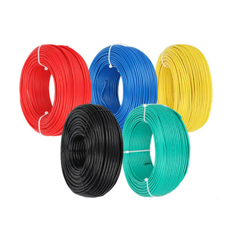 22AWG Stranded Wire 100M Roll – Red, Blue, Green, Black, Yellow