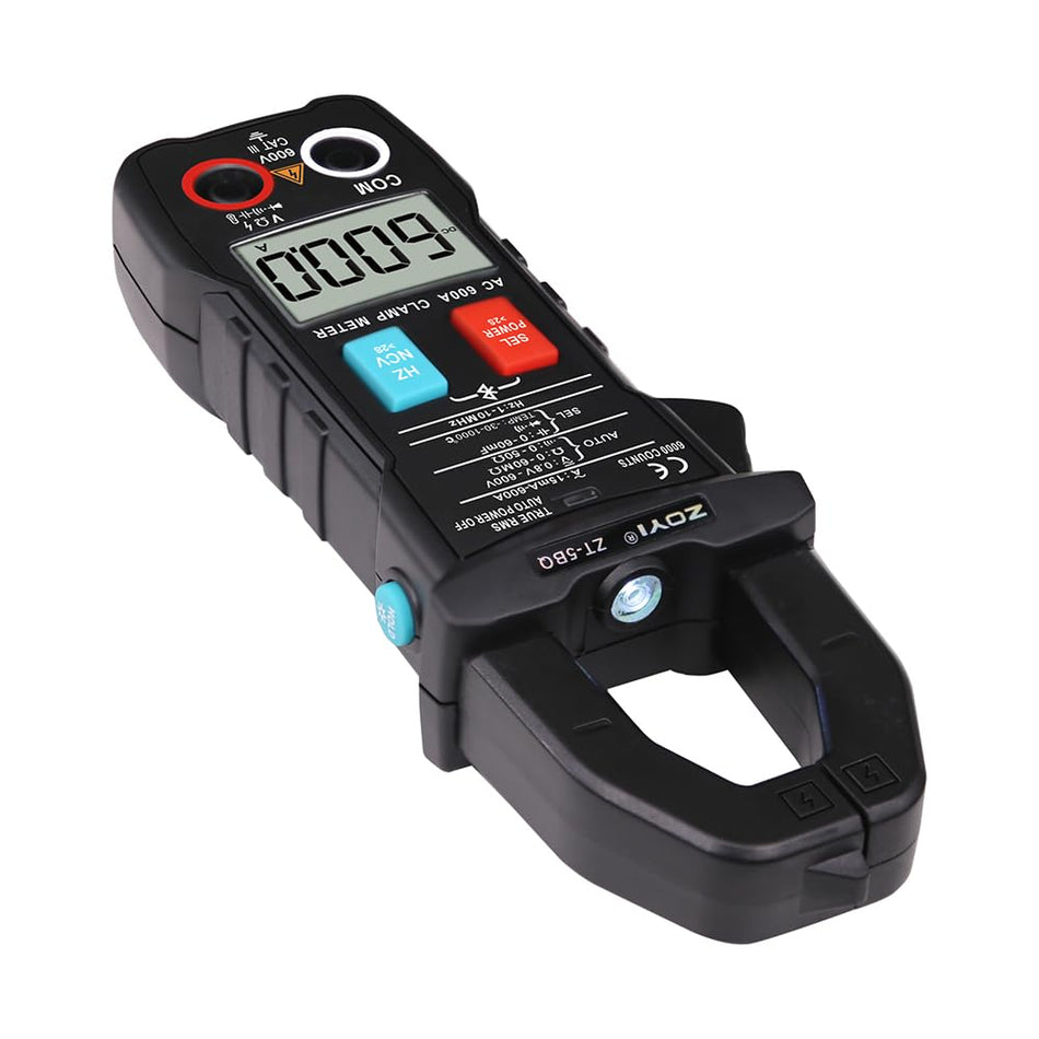 ZOYI ZT-5BQ Digital Bluetooth Clamp Meter & Multimeter (6000 Counts - True RMS)