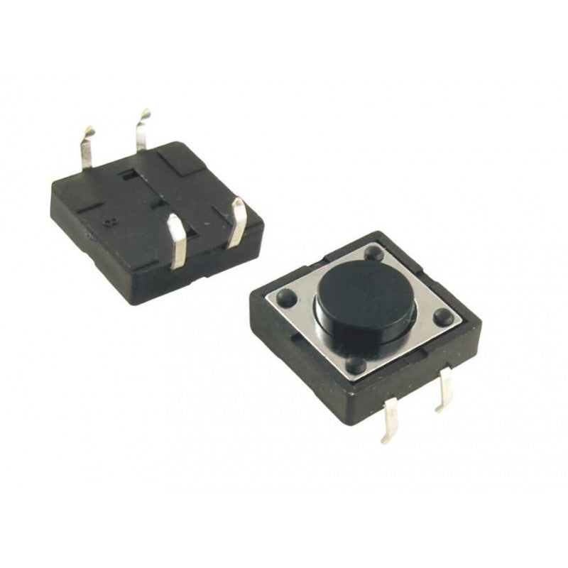 Push Button Switch – 12mm – 4 Pin Tactile / Micro Switch