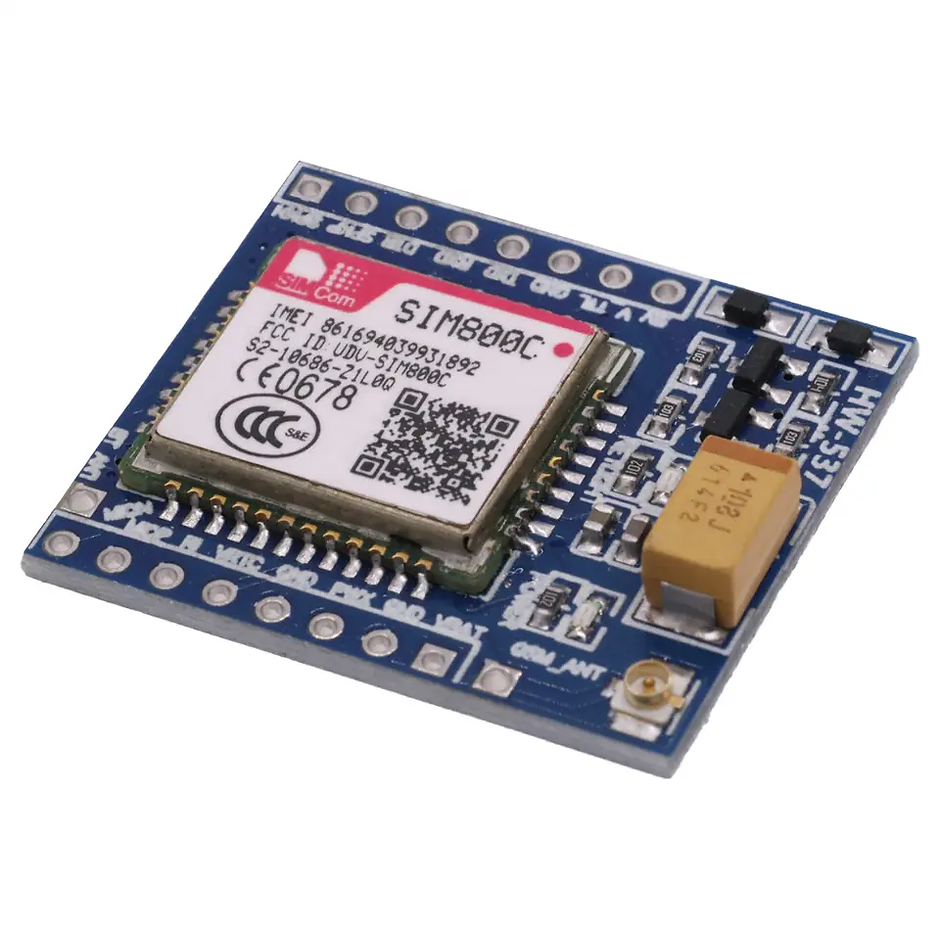 SIM800C GSM GPRS Cellular Module (5V V2.0 Breakout Board)