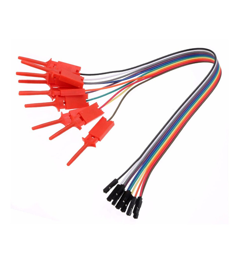 Logic Analyzer Test Hook Clips – 10pcs Set