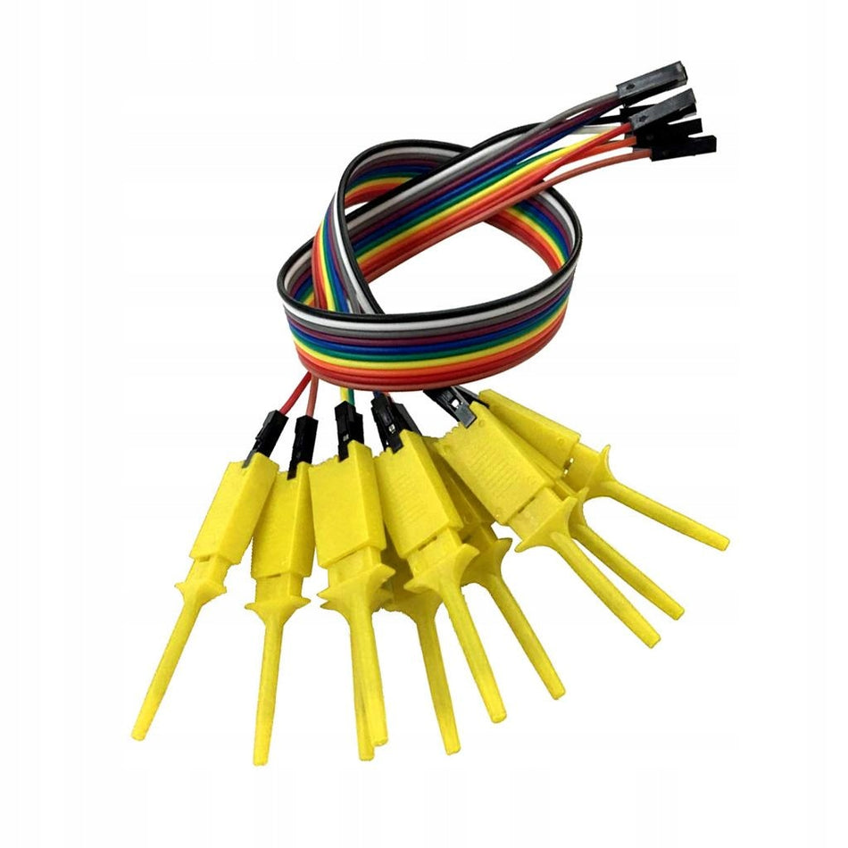 Logic Analyzer Test Hook Clips – 10pcs Set