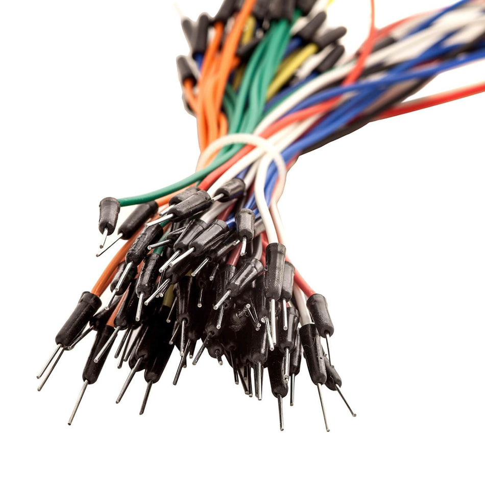 Male-Male 65pcs Flexible Jumper Wires