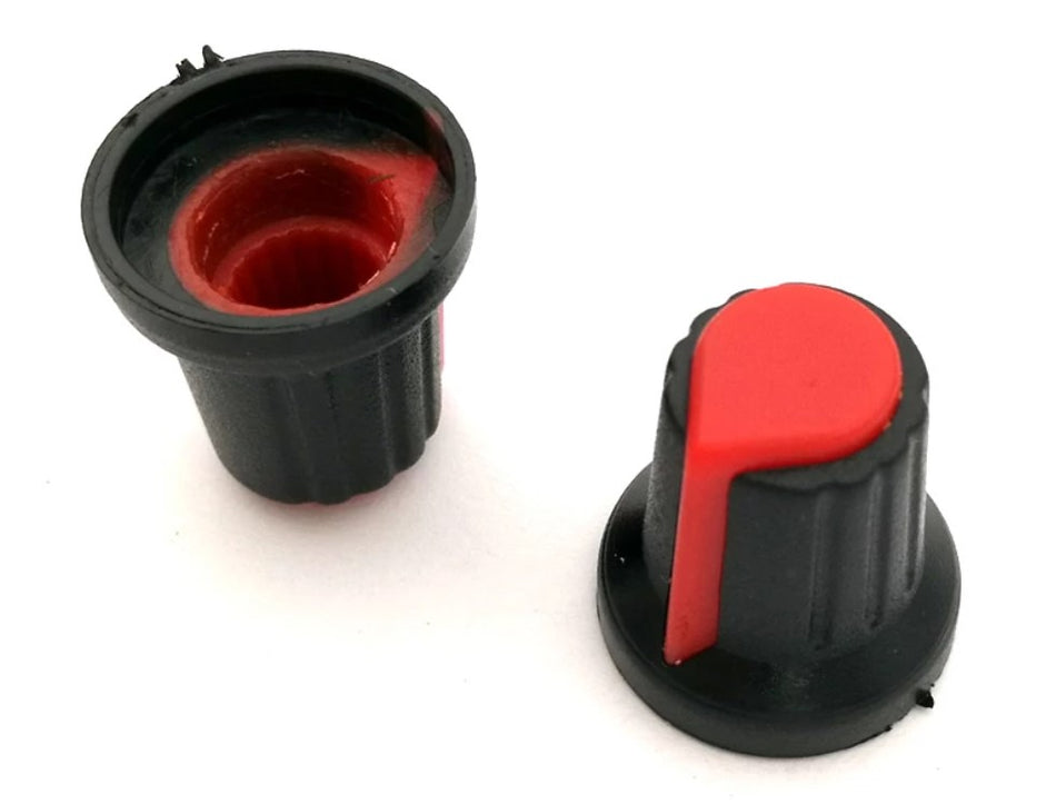 WH148 Potentiometer Rotary Knob Cap – 6mm Inner Shaft, 15×17mm, Assorted Colors