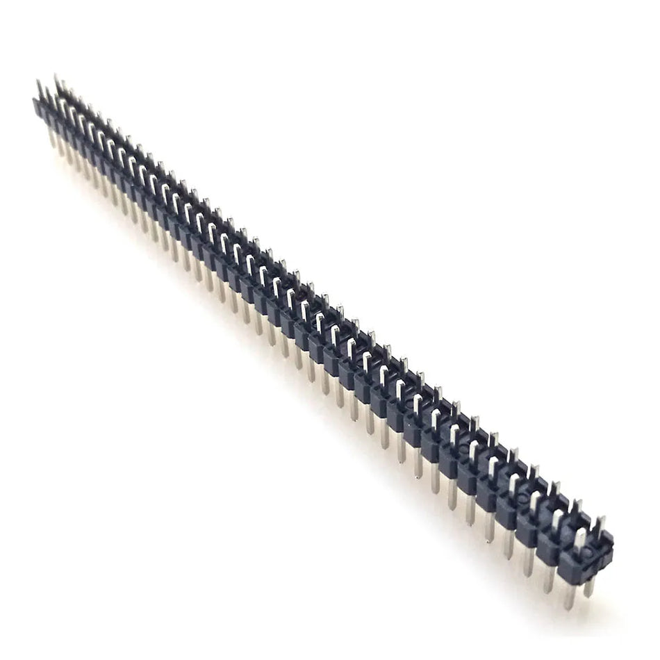 Male Header Pins Straight Double Row Connector 40 Pins 2.54mm