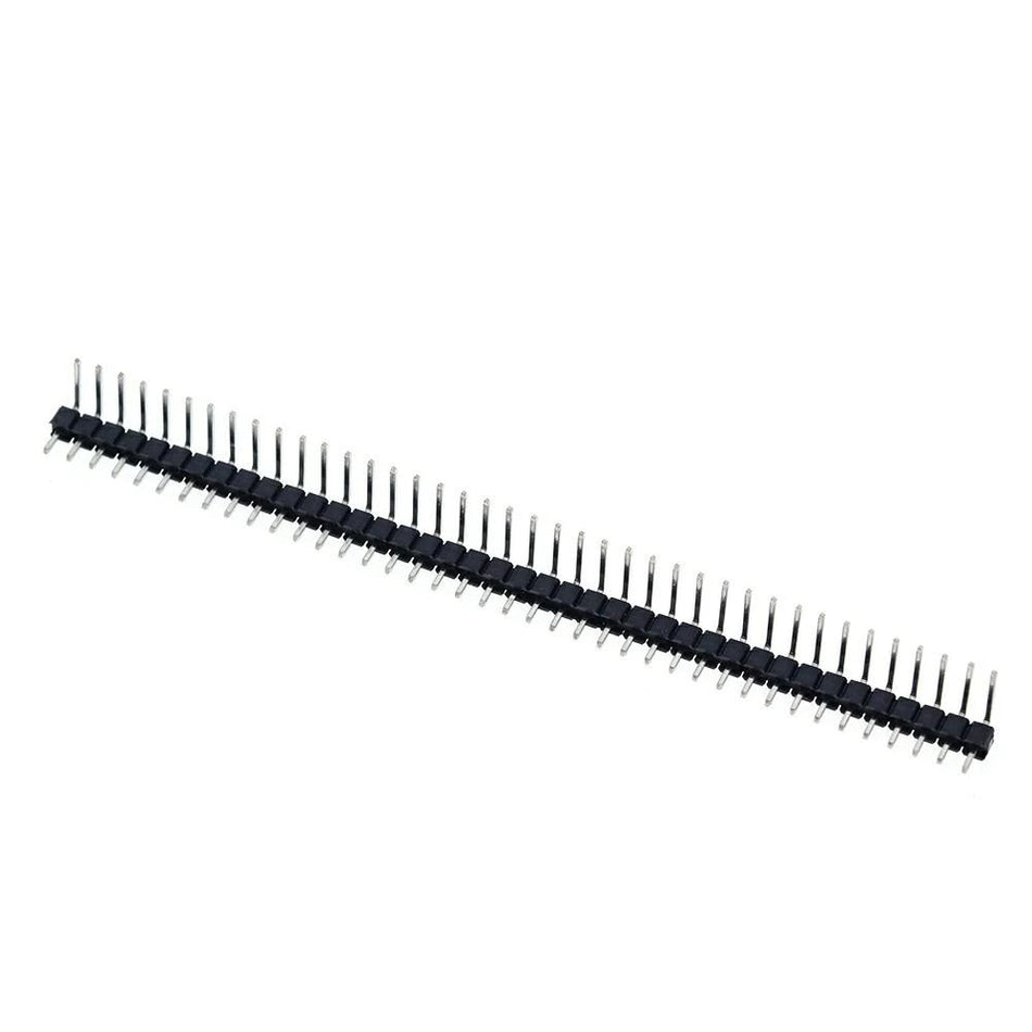 40pin 2.54mm Header Pin male Right angle Black