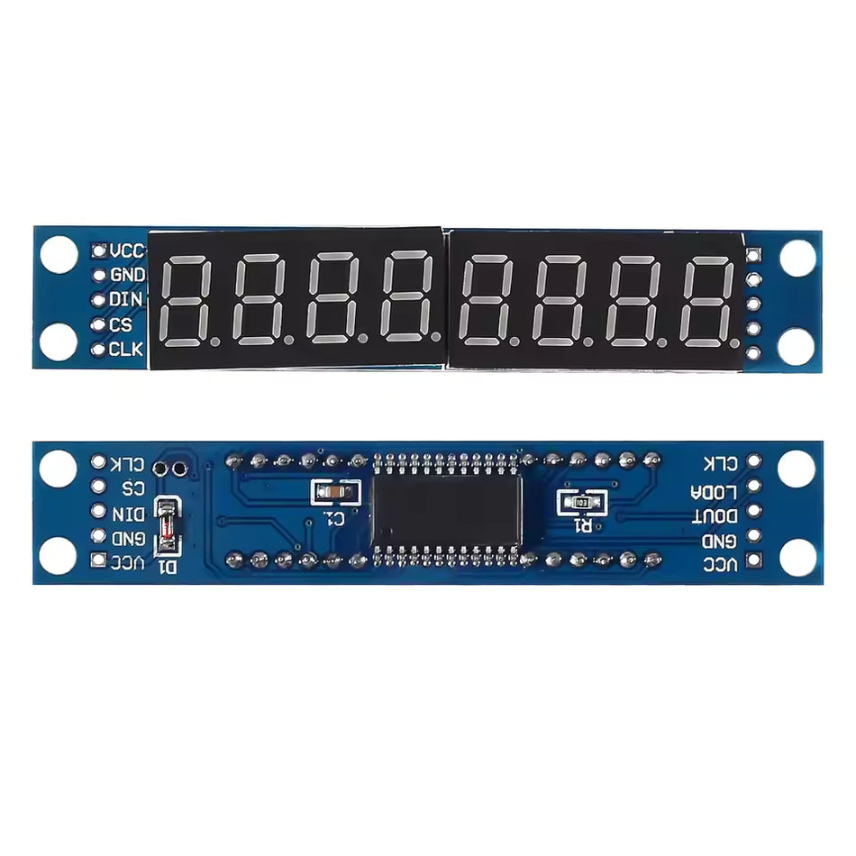 MAX7219 8-Digit 7-Segment Red LED Display Module