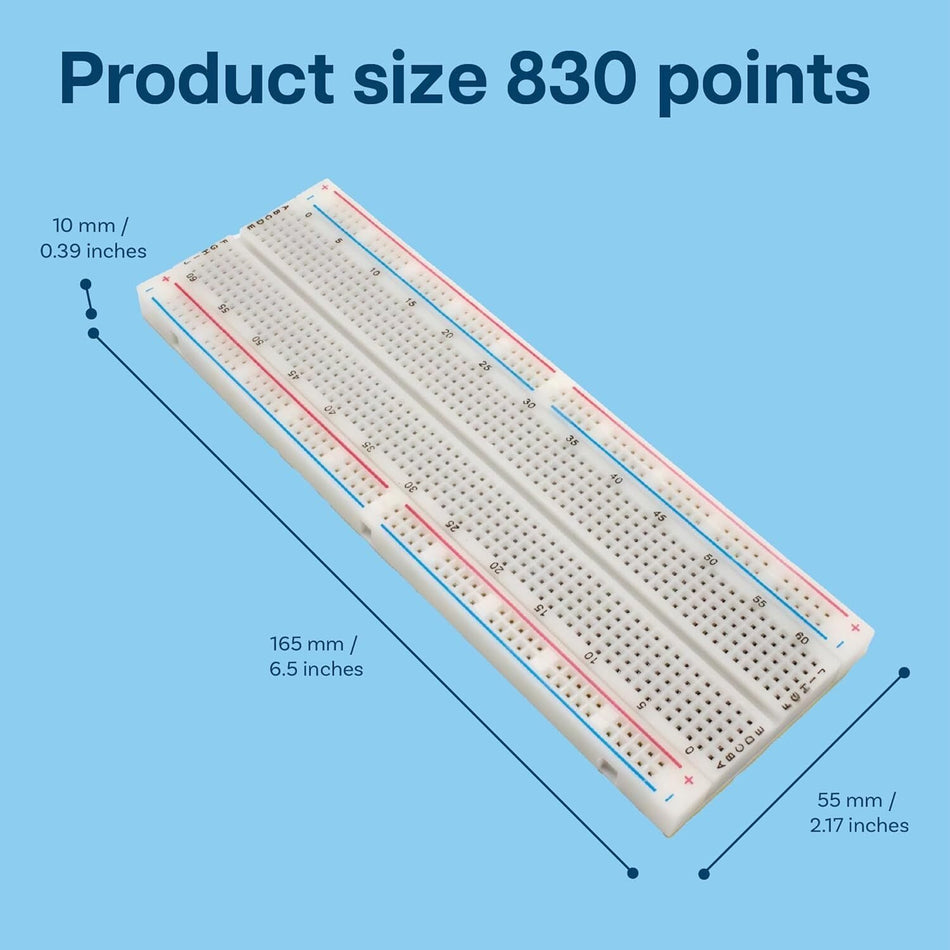 Breadboard MB102 Solderless Type 830 points