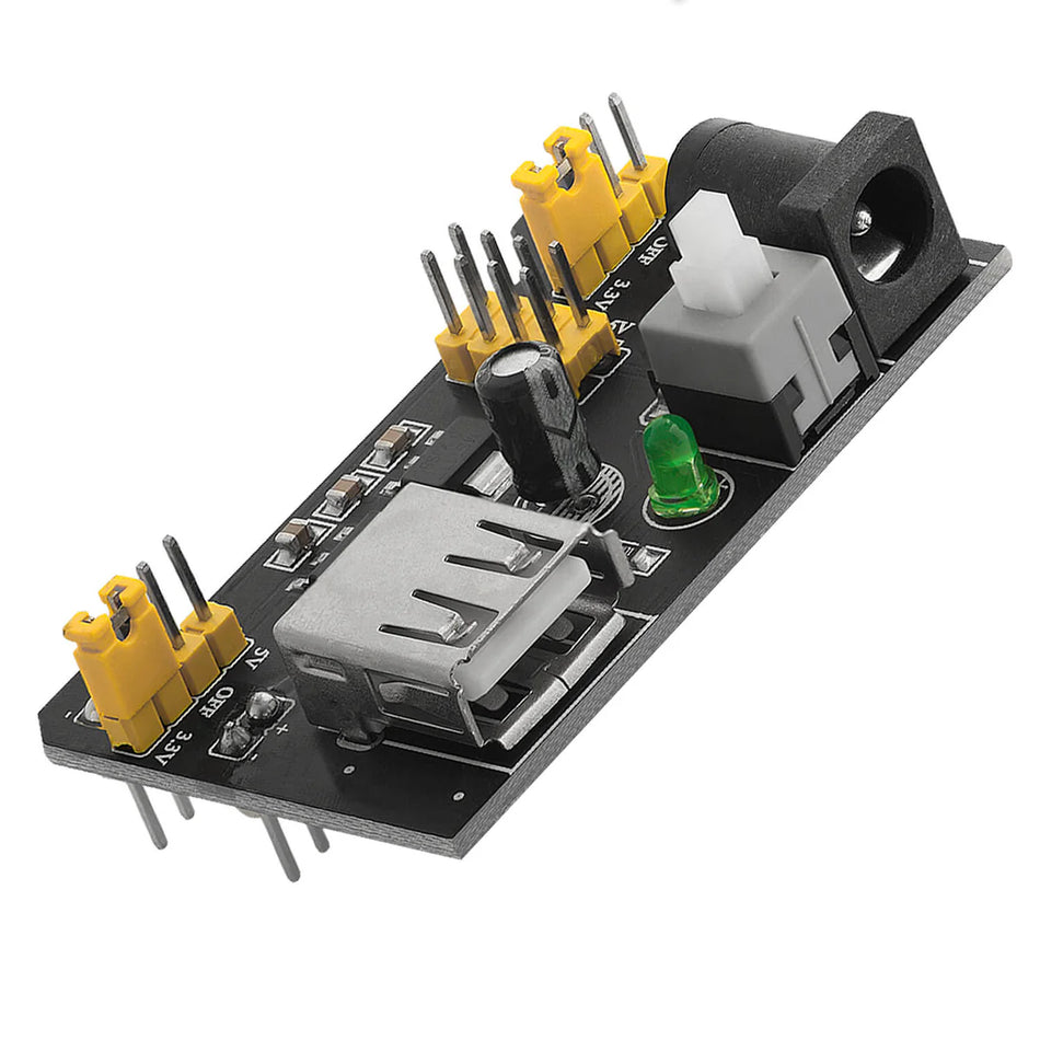 MB102 Breadboard Power Supply Module (3.3V/5V Dual Channel)