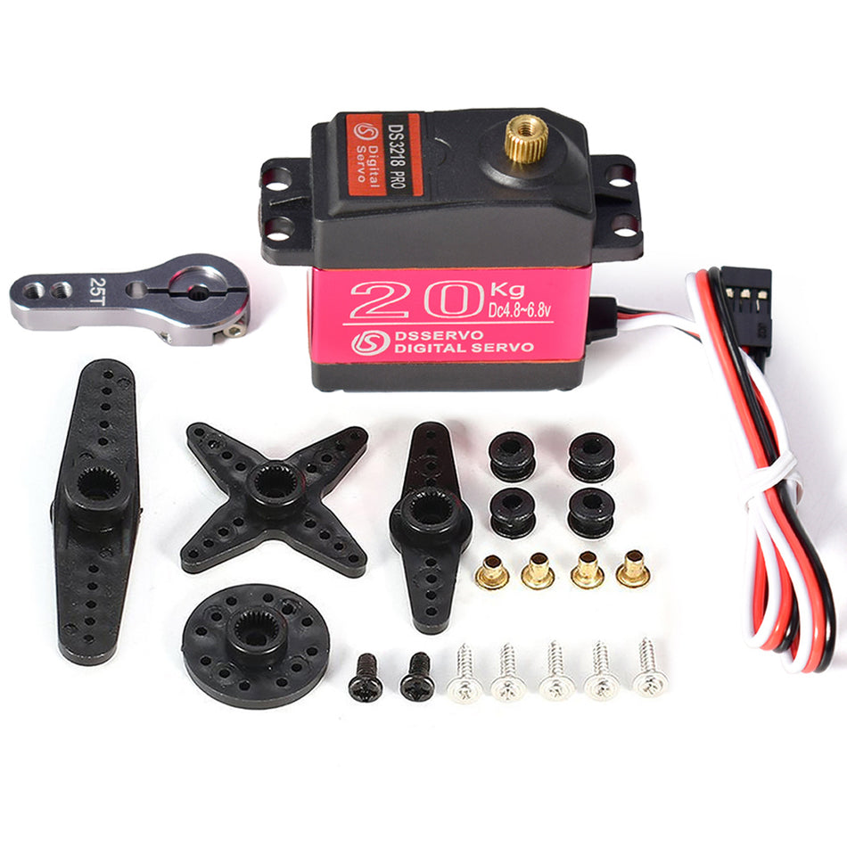DS3218 20KG High-Torque Waterproof Digital Servo Motor (180-Degree)