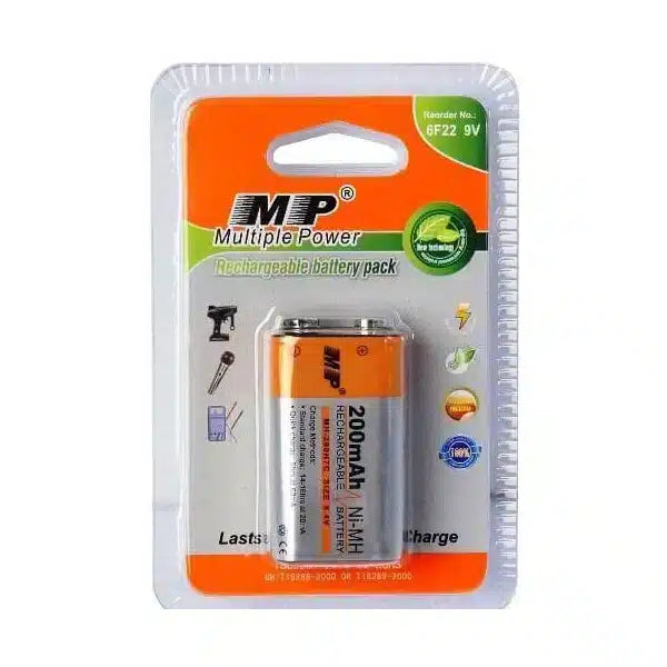 9V Li-ion Ni-MH Rechargeable battery pack