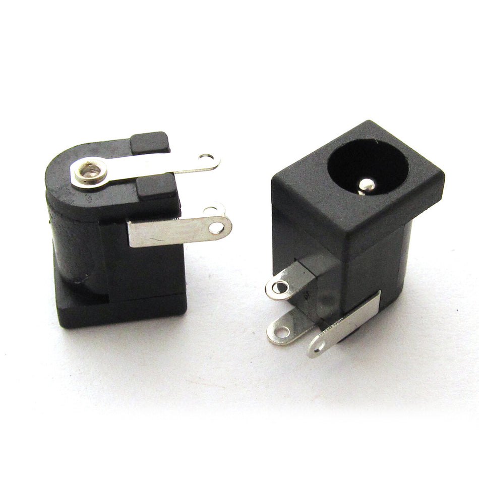 DC Power Supply Female Barrel Jack Socket (5.5mm x 2.1mm - Panel Mount)