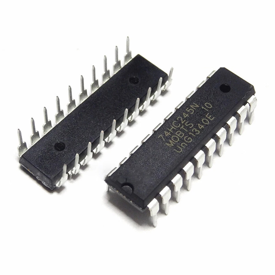 74HC245 (Octal Bus Transceiver with 3-State Outputs - 20-Pin DIP Package)