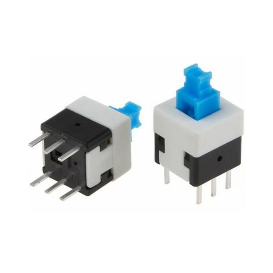 Push Button 7x7mm Through-Hole Self-Lock Switch