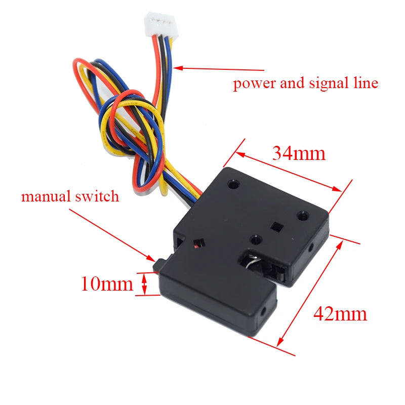 DC3~5V Smart Electromagnetic Lock 4 Line Type
