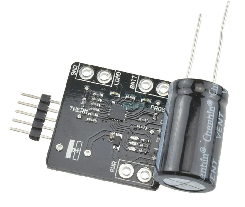 MCP73871 Solar Lithium Battery Charging Module with Power Path Management (5V DC)