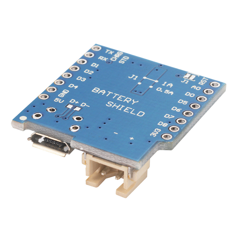 TP5410 LiPo Battery Charger & 5V Boost Converter Shield (2-in-1 Power Module)
