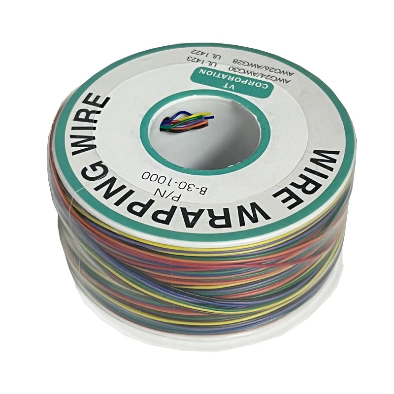 250M 30AWG Tin-Plated Copper Wrapping Wire (PCB Jumper Wire)