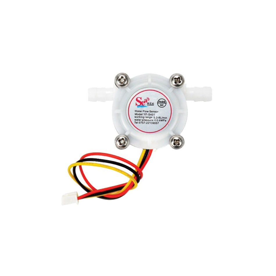 YF-S401 1/8” Water Flow Sensor Hall Effect Flow Meter
